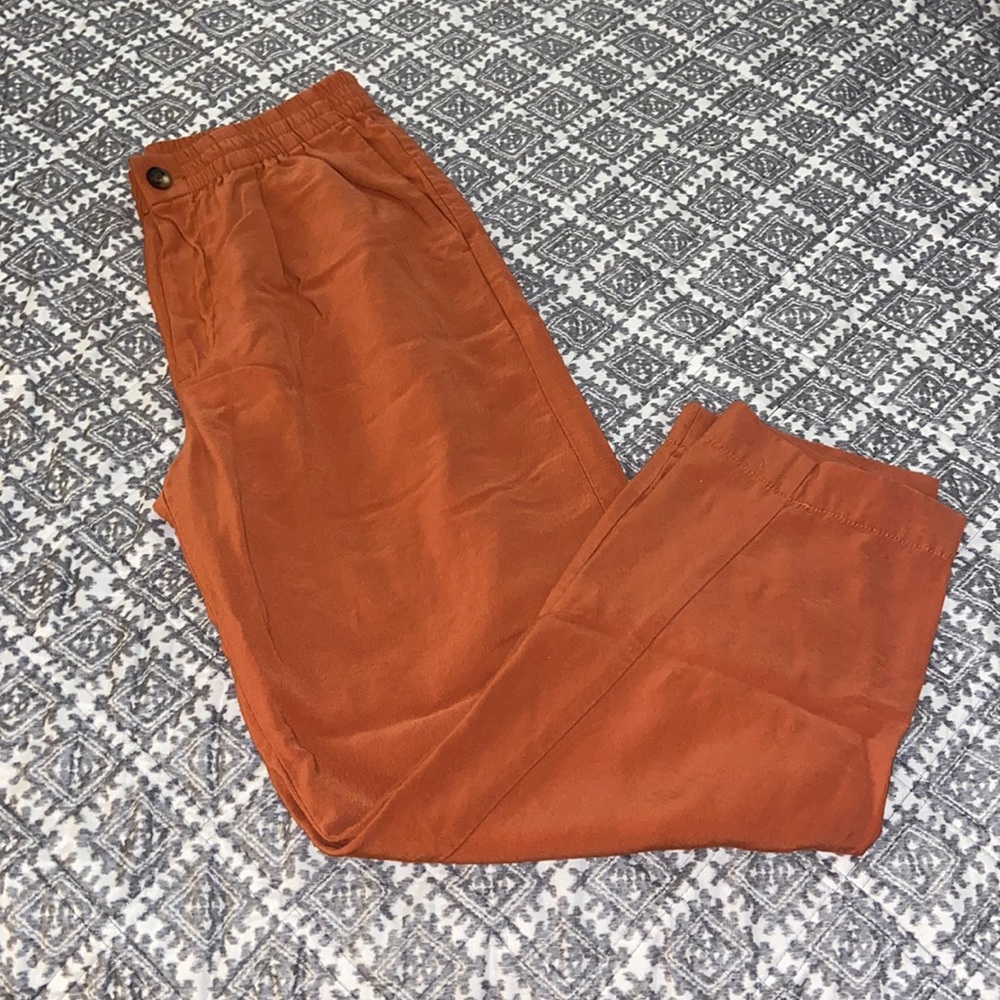 Madewell linen blend track trousers